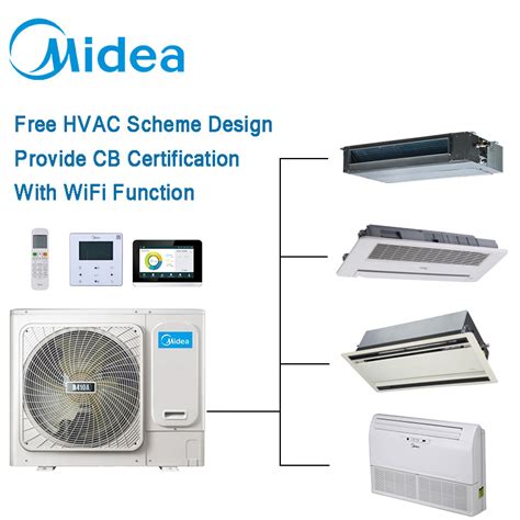 Midea 220v Light Commercial Mini Split Vrf Air Conditioner With Ce