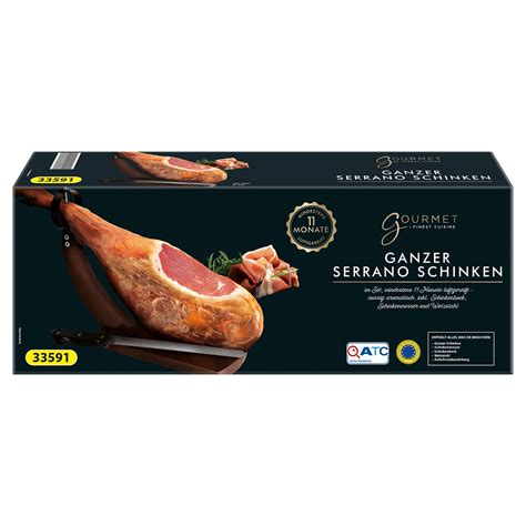 Gourmet Finest Cuisine Ganzer Serrano Schinken Kg Aldi S D