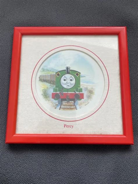 Vintage Framed Thomas The Tank Engine Percy Picture Britt