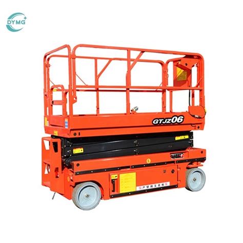 Dymg 6m Small Scissor Lift Electric Hydraulic Scissor Lift Table For