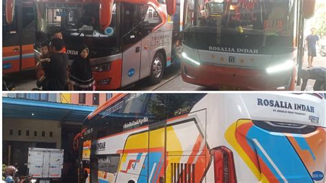 Line Perdana Bus Rosalia Indah Sr3 Panorama Palembang Solo Malang