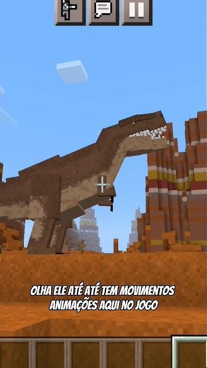 O Melhor Mod De Dinossauros No Minecraft Shorts Youtube