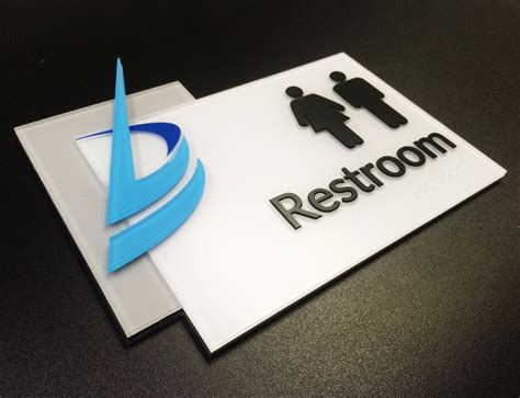 Custom Restroom Signs - IDF Pensign