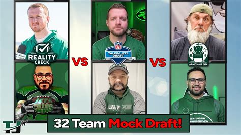 Talkin Jets Final 32 Team Mock Draft YouTube