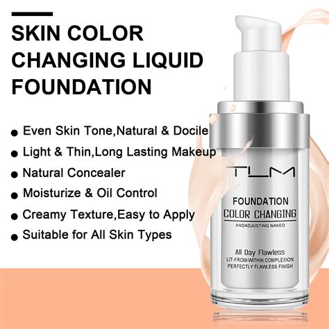 Tlm Base Que Cambia De Color Corrector Que Cambia De Color De Maquillaje Nude Base L Quida