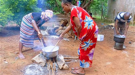 Cooking Traditional Food In The Village African Village Life Village