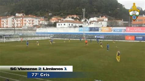 Sport Clube Vianense Vs AD Os Limianos YouTube