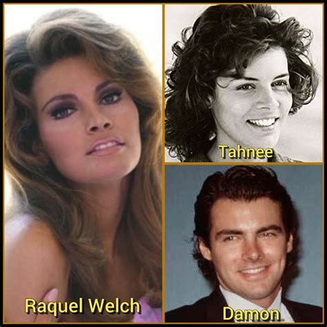 Raquel Welch with daughter Tahnee and son Damon | Famous child actors ...