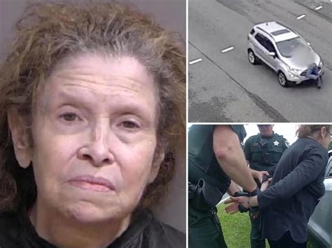 Wild Video Shows 76 Year Old Woman Fleeing Hit And Run Crash With Other