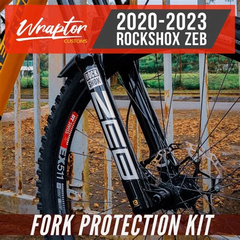 Rockshox Zeb Fork Protection Sticker Kit For Mountain