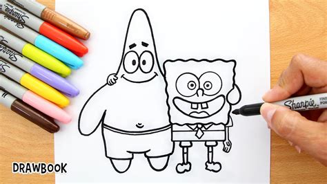 Spongebob And Patrick Drawing