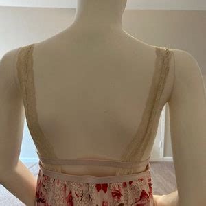 Vintage Lingerie Babydoll Print Sz Etsy