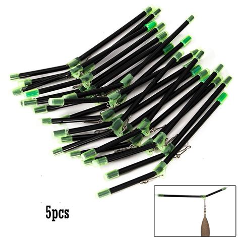 Cheap 5Pcs Fishing Balance Connector Anti Tangle Feeder Luminous Booms