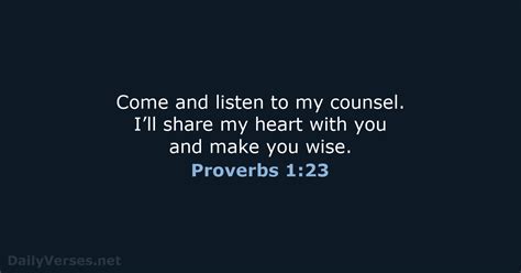 June 4 2024 Bible Verse Of The Day Nlt Proverbs 123