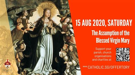 Catholic Weekday Mass Today Online Saturday The Assumption Of The Blessed Virgin Mary 2020