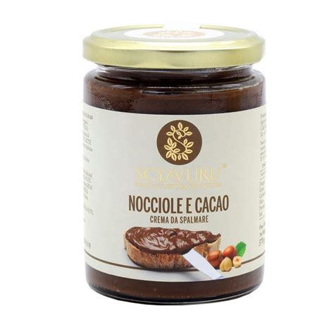 Crema Spalmabile Nocciole E Cacao Cioccolato Gr Scyavuru Sicilia