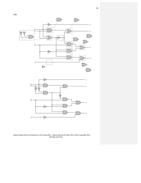 Solution Manual Digital Design With An Introduction To The Verilog HDL