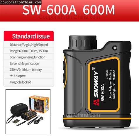 SNDWAY SW-600A 600m Laser Rangefinder for 63.99 USD without coupon ...