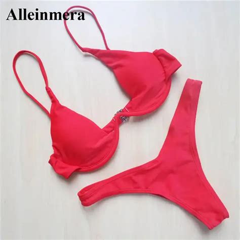 Colors Underwire Bra Bikini Sexy Wire Bikini Set Two Pieces Swimsuit