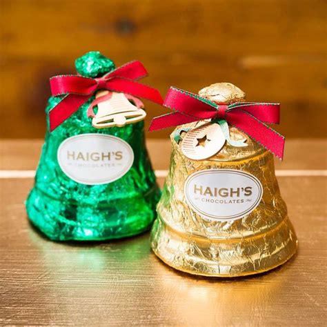 Haigh S Chocolates Milk And Dark Christmas Bells