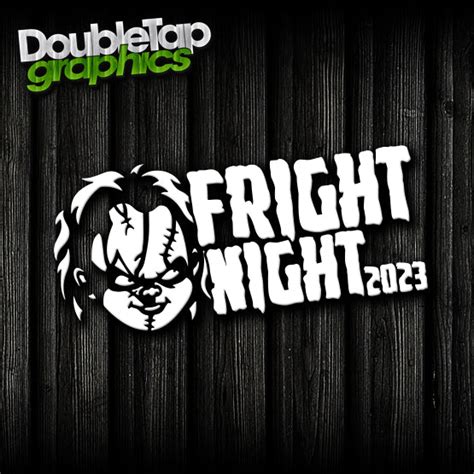 Official Fright Night 2023 Sticker / Decal – DoubleTap Graphics