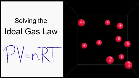 Ideal Gas Equation Pvnrt Explanation And Examples Youtube