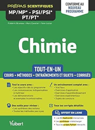 Chimie Mp Mp Psi Psi Pt Pt Tout En Un Conforme La Nouvelle