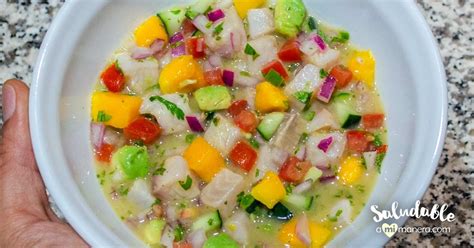 Arriba Imagen Receta De Ceviche De Pescado Con Pepino Y Mango