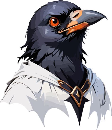 Crow Head Mascot Clipart Ai Generative 34344588 Png