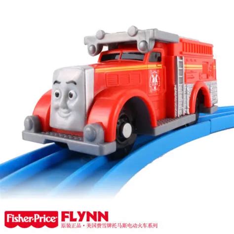 Thomas Friends Trackmaster FLYNN Fire Truck Motorized Battery Train ...