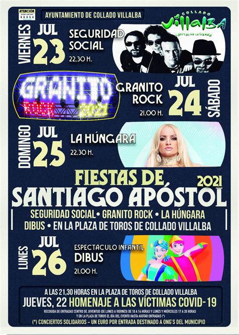 Collado Villalba Presenta El Programa De Fiestas De Santiago Ap Stol