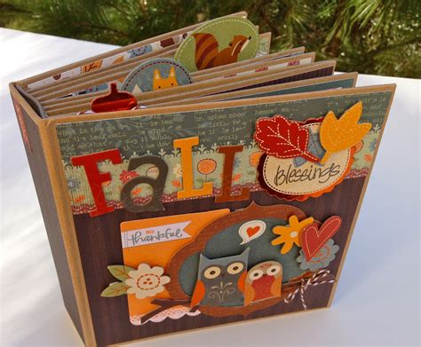 Fall Scrapbook Kit Mini Album Kit Precut With Instructions