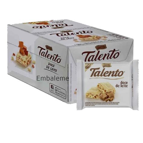 Chocolate Talento Doce De Leite Caixa C Garoto