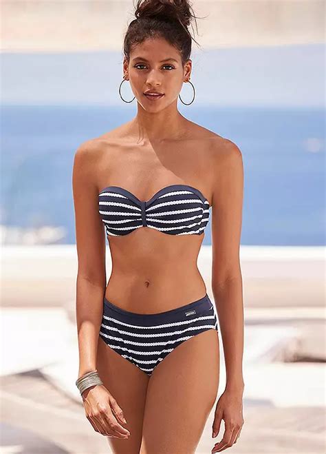 LASCANA Underwired Bandeau Bikini Set Look Again