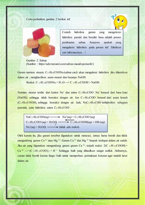 Modul Pembelajaran Kimia Hidrolisis Garam Pdf