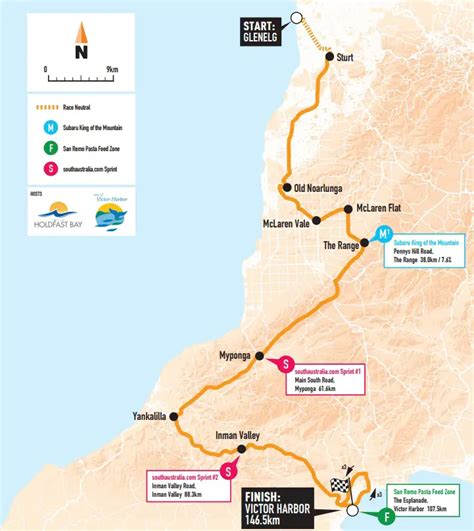 Tour Down Under Parcours Et Profil Des Tapes Videos De Cyclisme