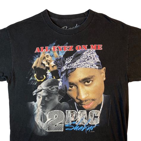 Tupac Pac Shakur All Eyez On Me T Shirt Mens Large L Gem