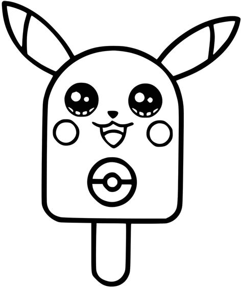 Coloriage Pikachu à imprimer sur ColoriageEnfant.Com