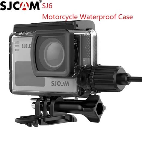 Original Sjcam Sj6 Legend Motorcycle Waterproof Case 1 5m Cable Sj6