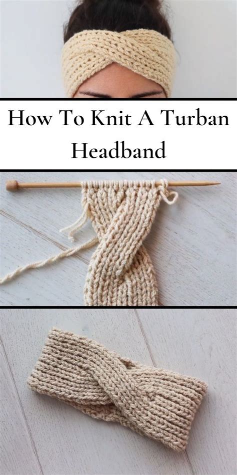 How To Knit A Headband Easy Pattern In 2020 Earwarmer Knitting Patterns Knit Headband Pattern