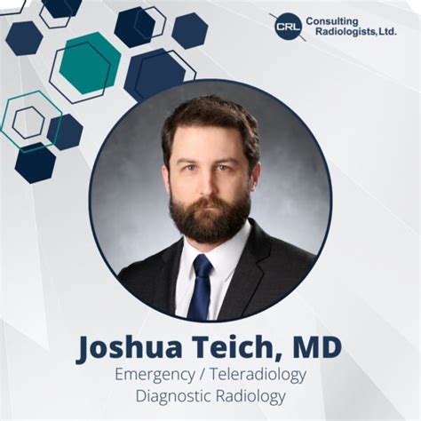 Joshua Teich Md Joins Crl S Emergency Teleradiology Section