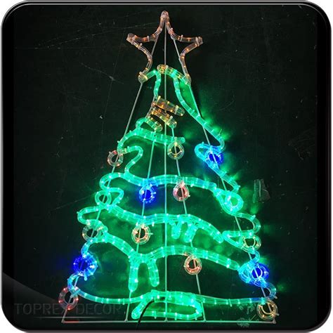 Art And Craft Customizable Christmas Tree Led String Lights Motif