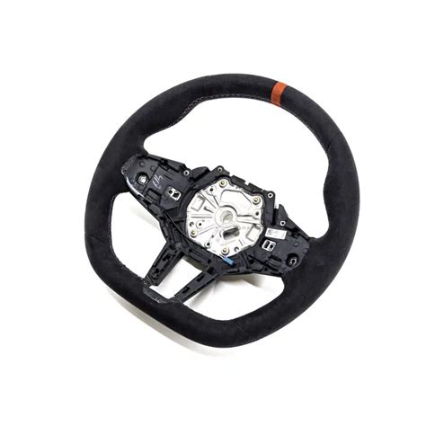 Oem Bmw M Flat Bottom Alcantara Steering Wheel