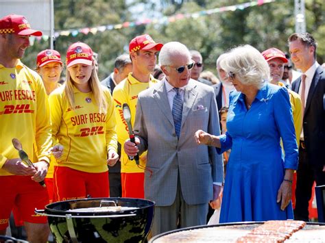 King Charles Live Queen Camilla Goes Barefoot After Meeting Fans At