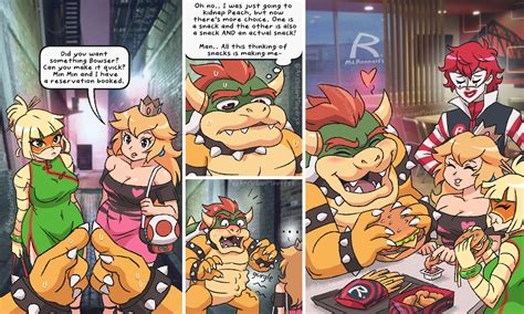 Archdan Lonely Roy Comic On Twitter Bowser Meets Min Min Princess