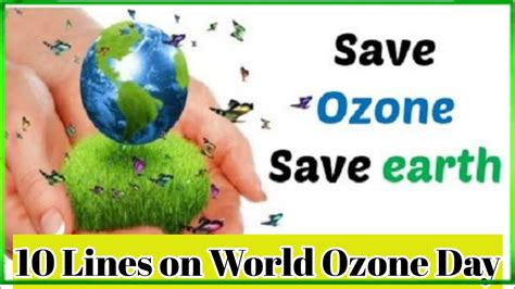 10 Lines Speech On Ozone Day In English World Ozone Day Essay Easy