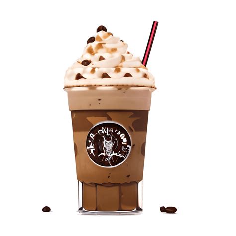 Iced Coffee Frappe Frappucino Chocolate Milkshake Creative Fabrica