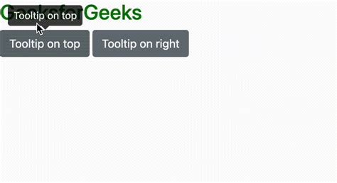 Bootstrap 5 Tooltips Toggle Method GeeksforGeeks