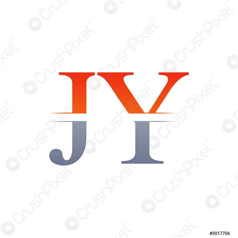 Jy Letter Type Logo Dise O Vector Plantilla Resumen Letra Vector De