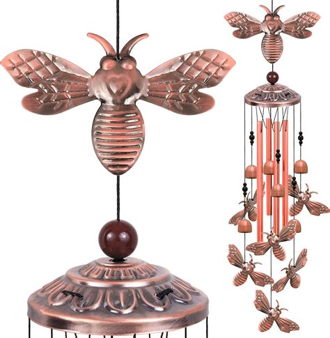 Bee Wind Chimes For Garden Ts For Mom Home Balconies